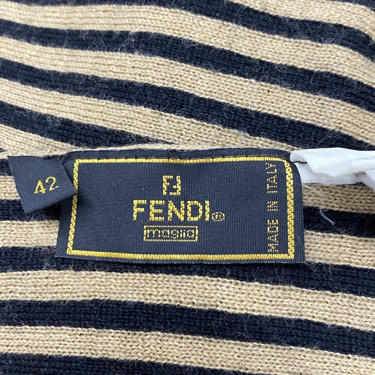 ブラウン×黒 ズッカ柄