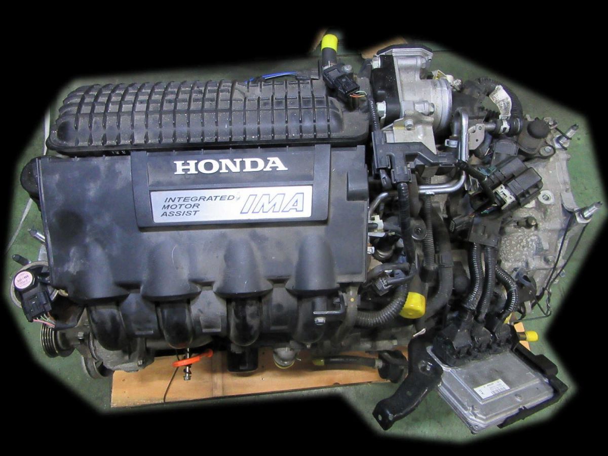ホンダ 2012年式 GP1 フィット ハイブリッド HV 純正 エンジン CVT トランスミッション LDA-512 SE7A-114