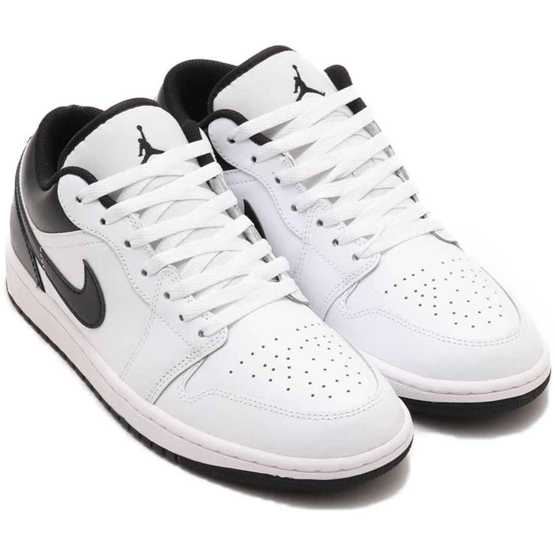[ナイキ] エア ジョーダン 1 ロー AIR JORDAN 1 LOW ホワイト/ホワイト/ブラック 553558-132 日本国内正規品 27.0cm [27.0 cm]