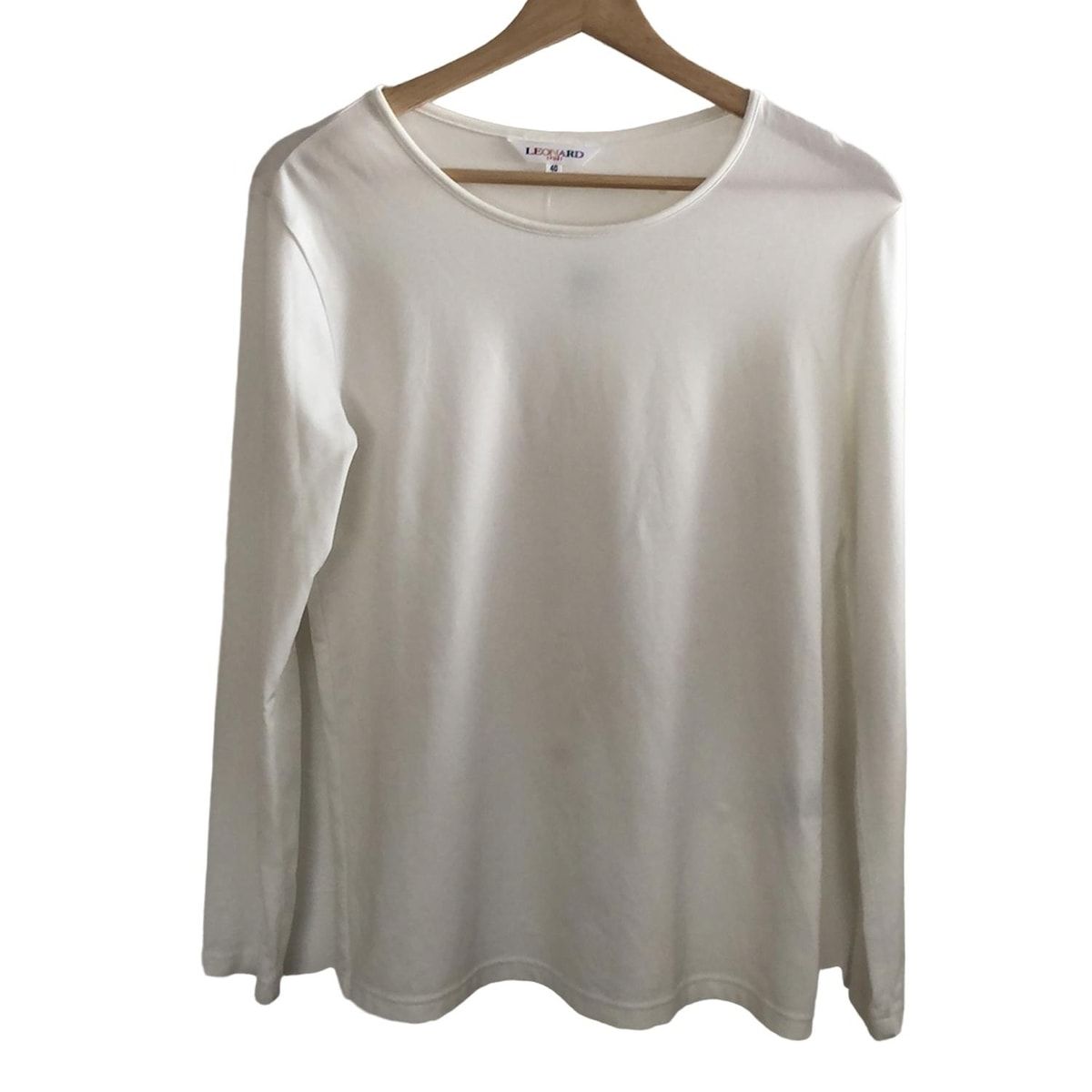LEONARD レオナール　スポーツ　サイズ40 日本製 LEONARD SPORT(レオナールスポーツ) 長袖Tシャツ サイズ40 M