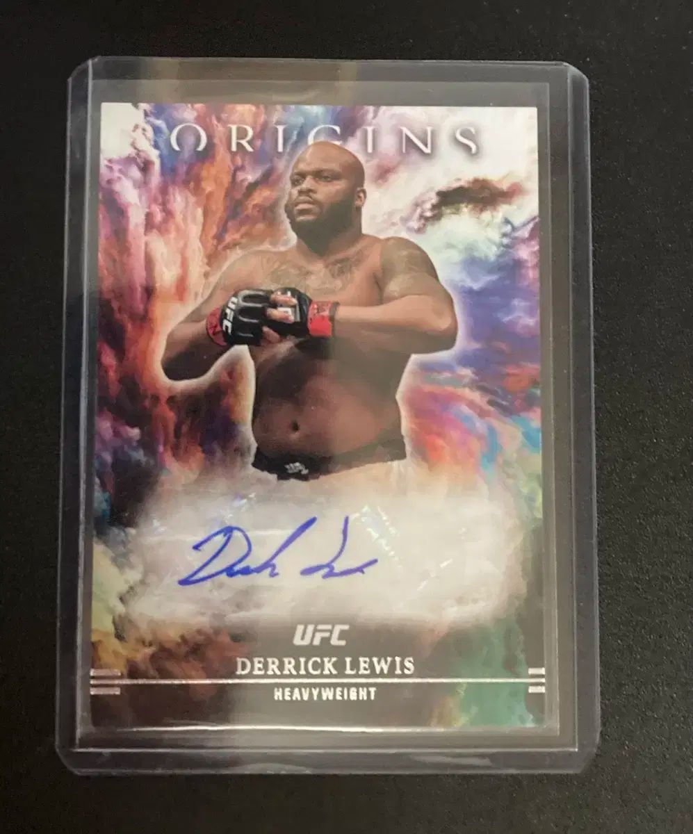 雷市場（ポンジャン）商品韓国直送】 Ufc デリック・ルイス サインカード