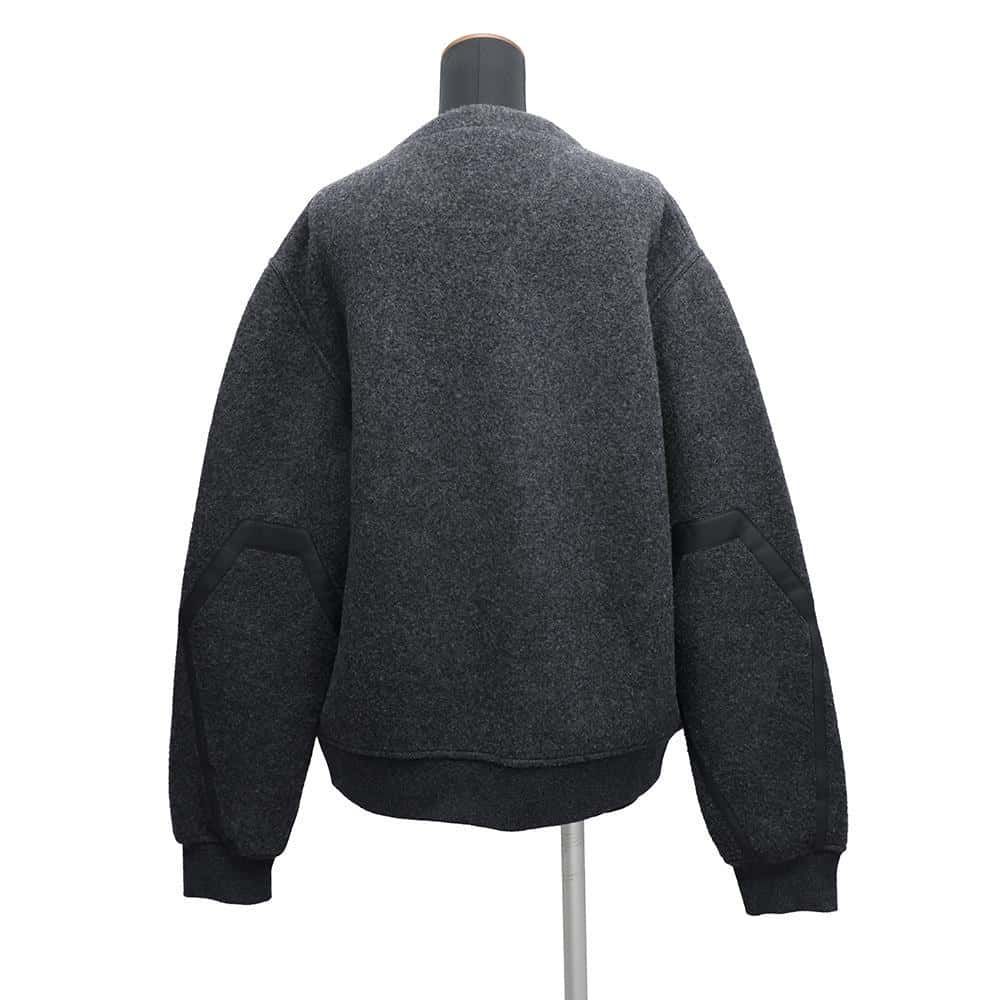 エルメス メンズカーディガン エルメス カーディガン レザーディテール ジップアップ メンズ