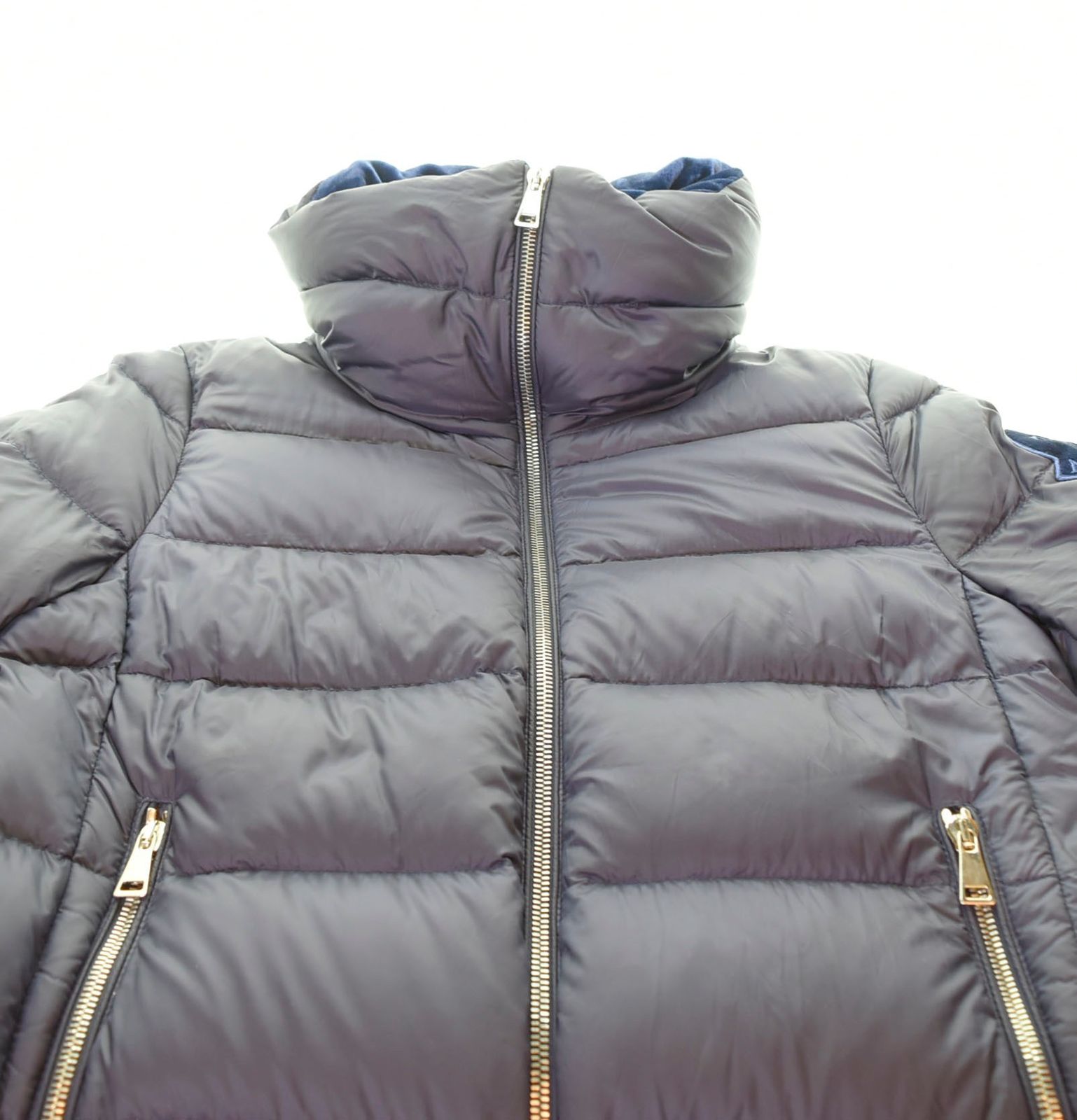 モンクレール MONCLER TORCON トルコン ワッペン ベロア切替 ダウンコート E20934637980 C0229 ジャケット ロゴ  ネイビー 0 103LT-3 - メルカリ