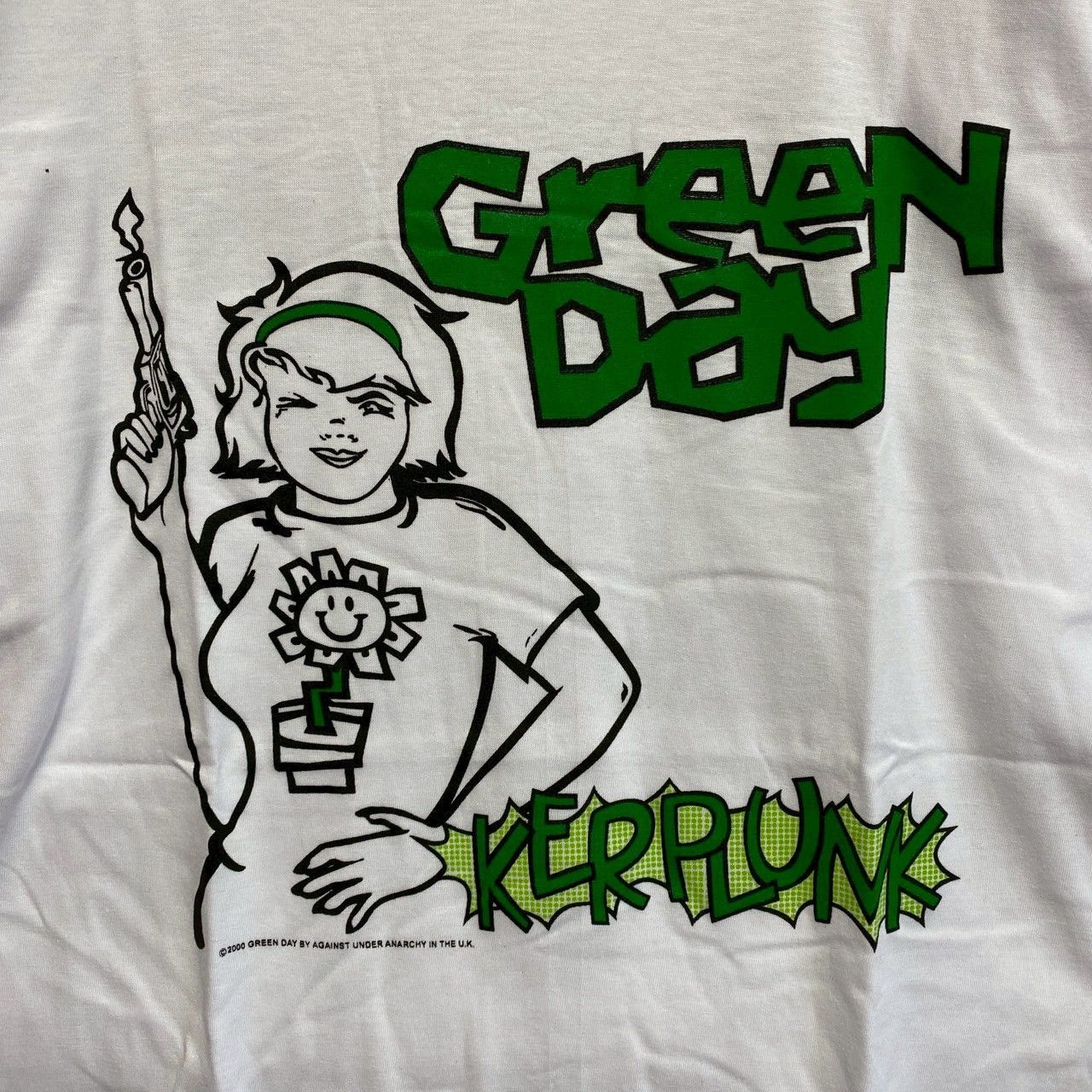☆ グリーンデイ GREEN DAY T 白 バンド ミュージック ロック ツアー