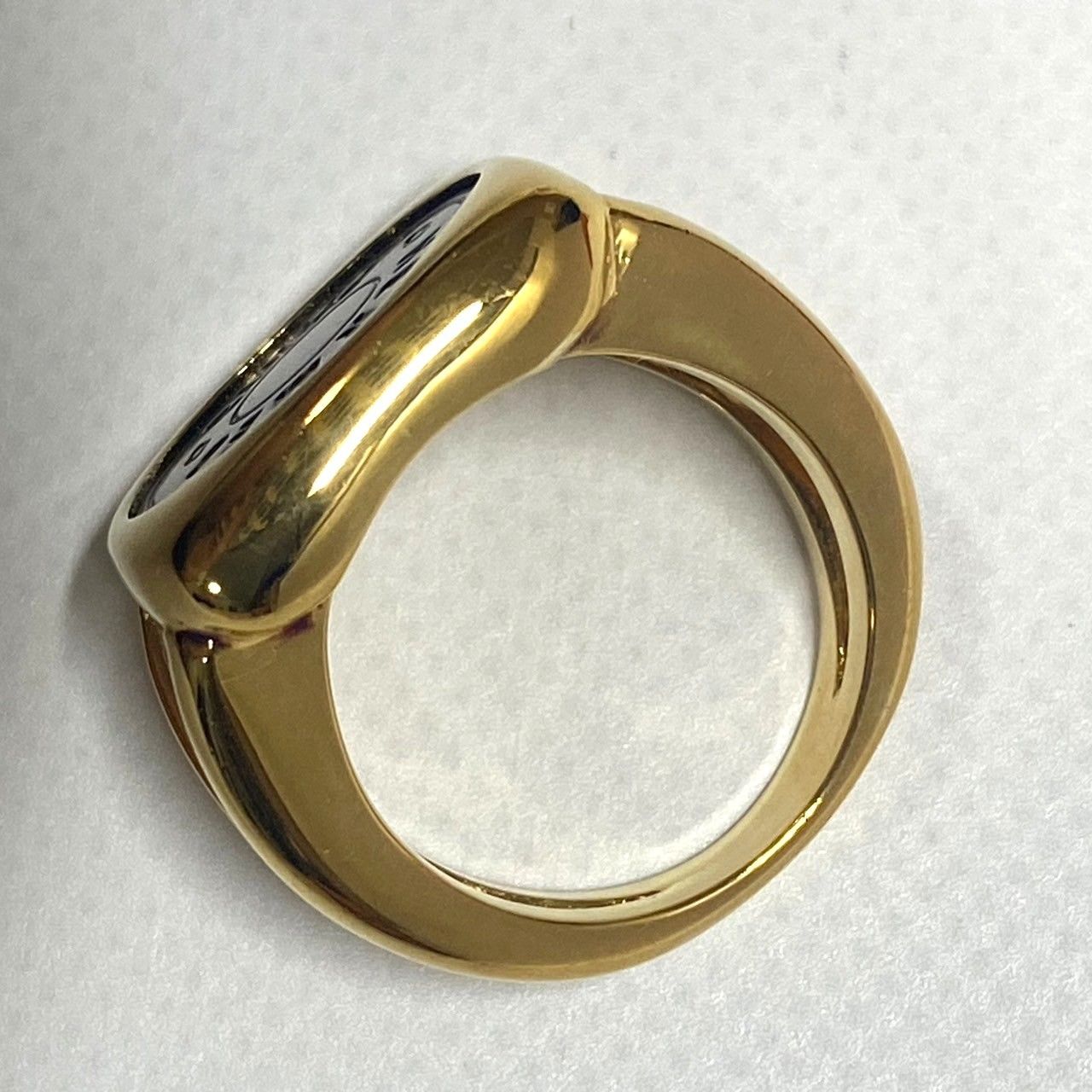 HERMES エルメス リング 指輪 ゴールド シェル セリエ コロゾ 10号