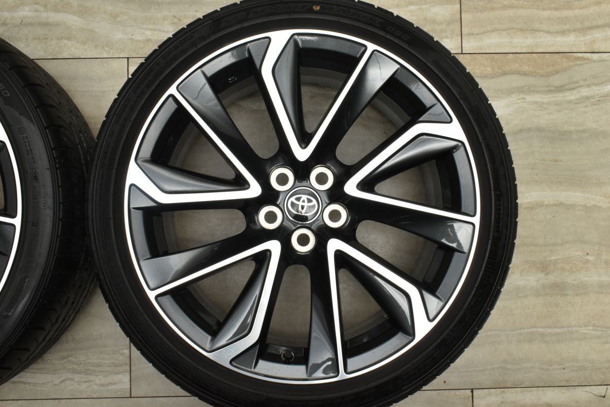 バリ溝 美品】トヨタ カローラスポーツ 純正 18in 8J +40 PCD100