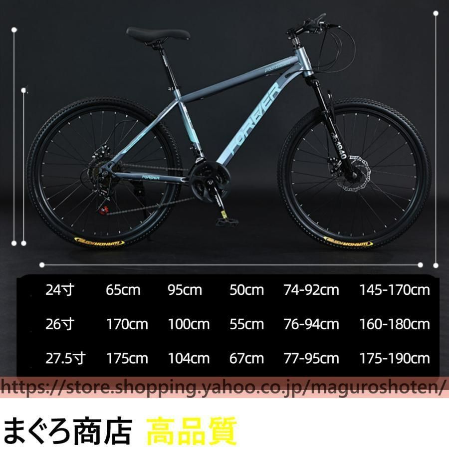 5色マウンテンバイク MTB