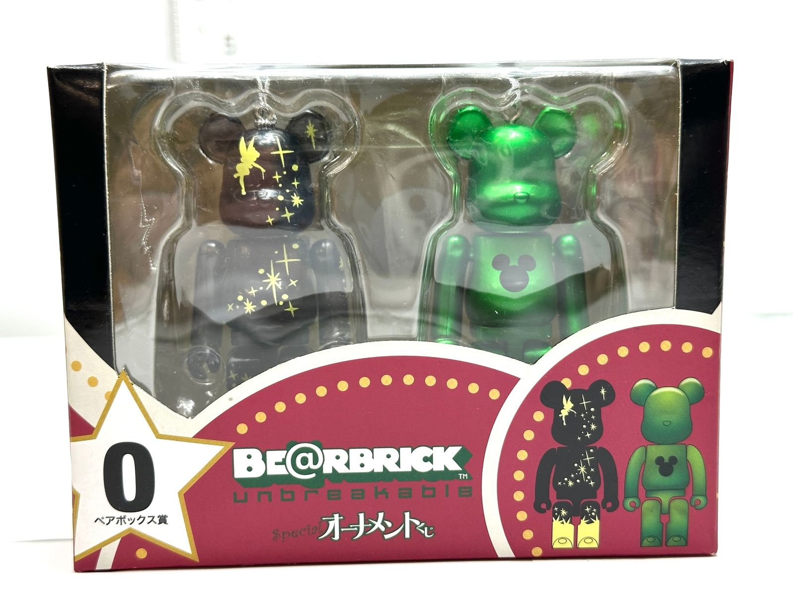スペシャル オーナメントくじ ディズニー ベアブリック ペア ボックス