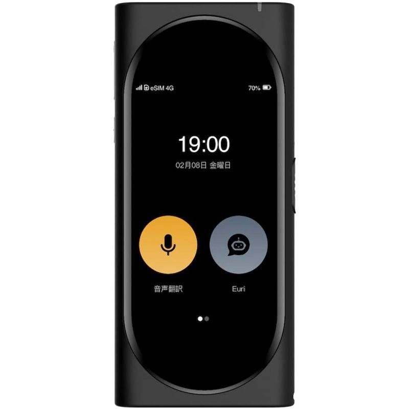 メーカー正規品 LANGOGO ランゴーゴー グローバルAI翻訳機 ブラック GENESIS BK