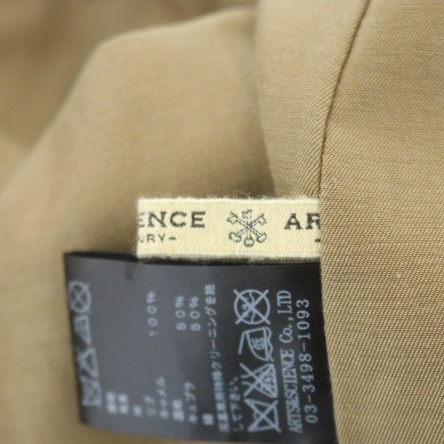 アーツ&サイエンス ARTS & SCIENCE ARTS&SCIENCE Mini Collar Coat