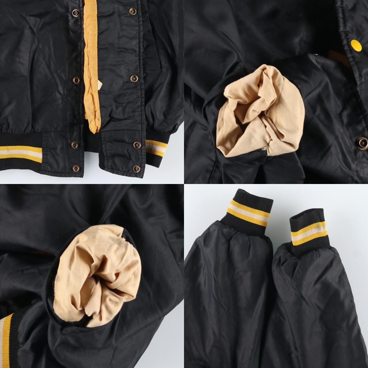 古着 70年代 AVON SPORTSWEAR ナイロンスタジャン アワードジャケット 