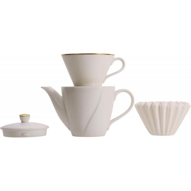 Kalita カリタ 73195 BC-185 ギフト コーヒードリッパーセット ポアオーバー ハンドドリップ ウェーブフィルター185 贈り物 プレゼント