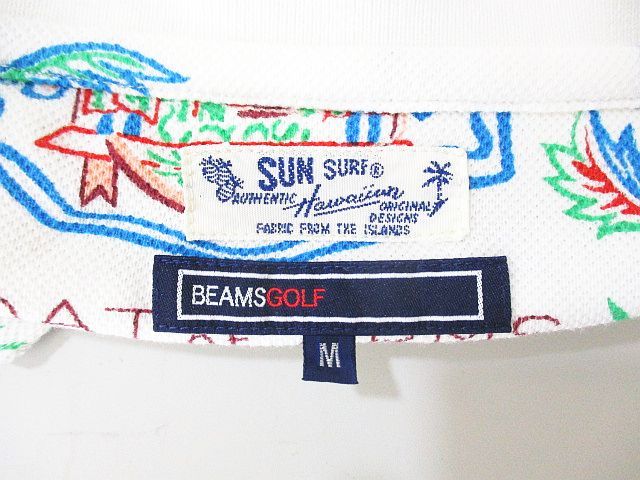 ビームスゴルフ　サンサーフ　半袖ポロシャツ　L ビームスゴルフ BEAMS GOLF ゴルフウェア サンサーフ SUN SURF