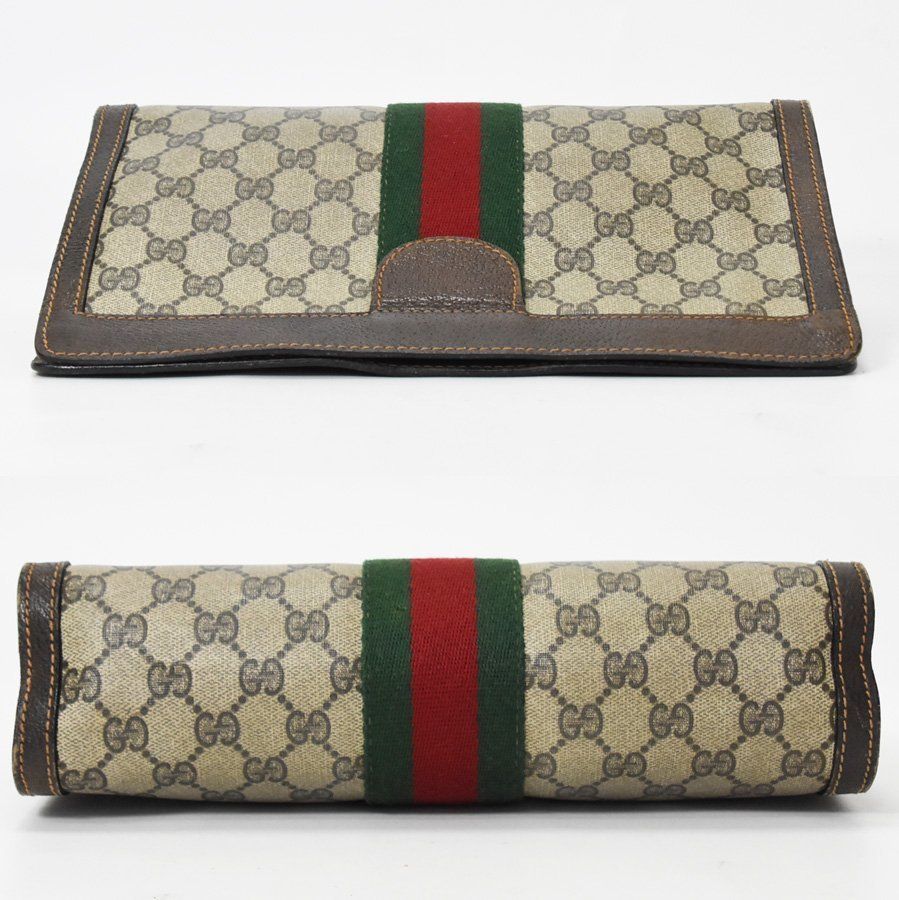 中古C】GUCCI グッチ オールドグッチ GG柄 シェリーライン