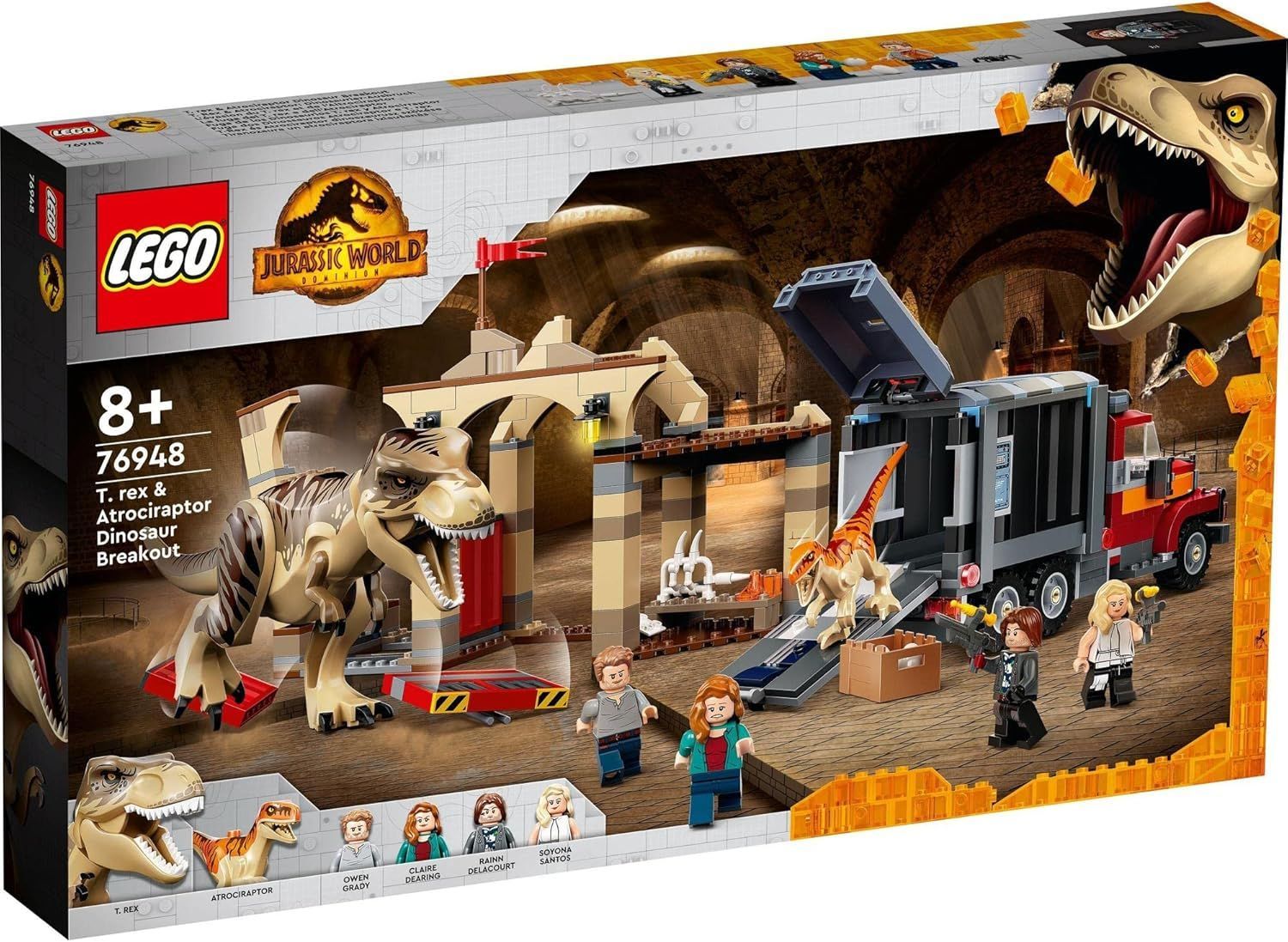 レゴ(LEGO) ジュラシック・ワールド おもちゃ 恐竜 T-レックスと