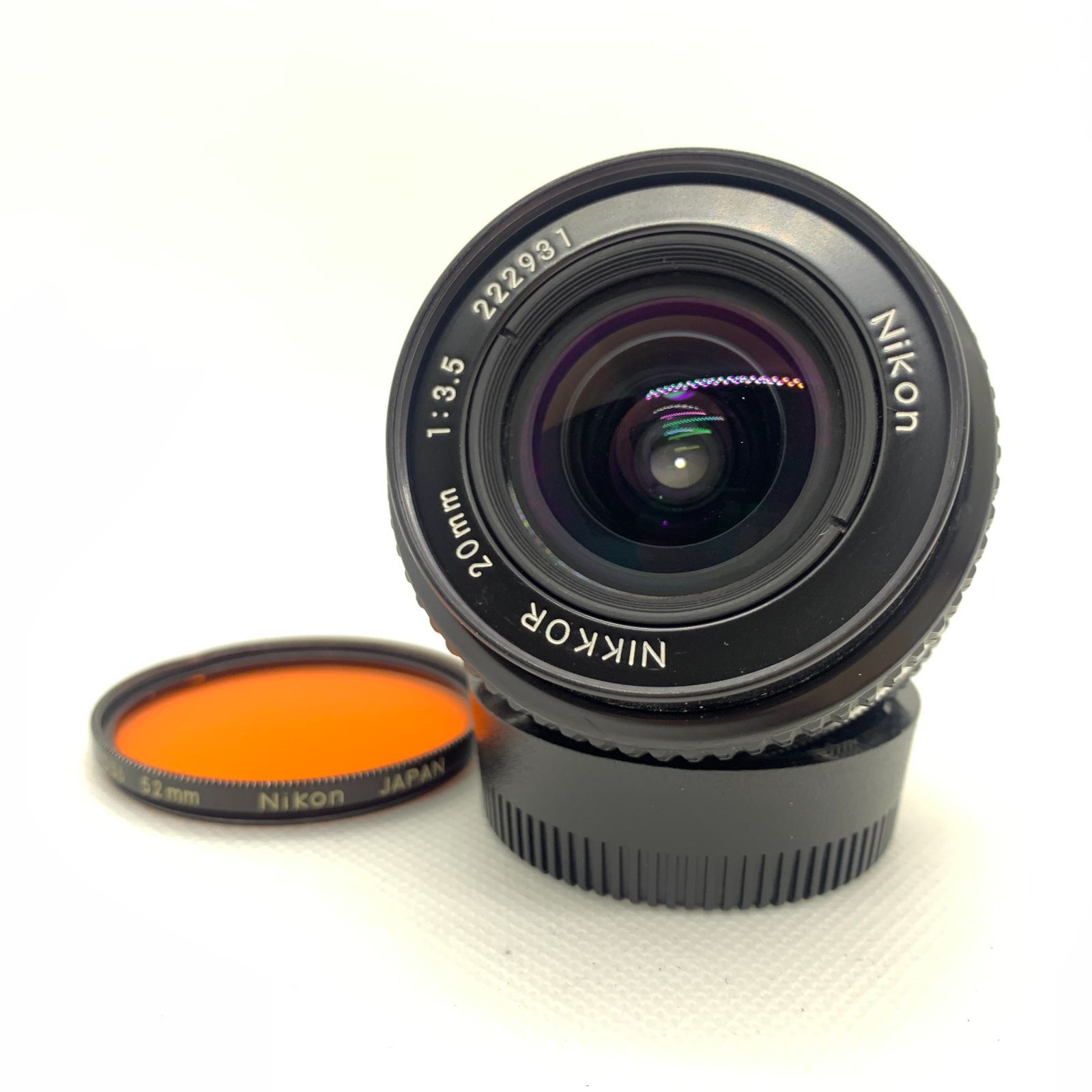 ☆超極上品・フィルター付☆ Nikon ニコン NEW Nikkor 20mm F3.5 Ai-s