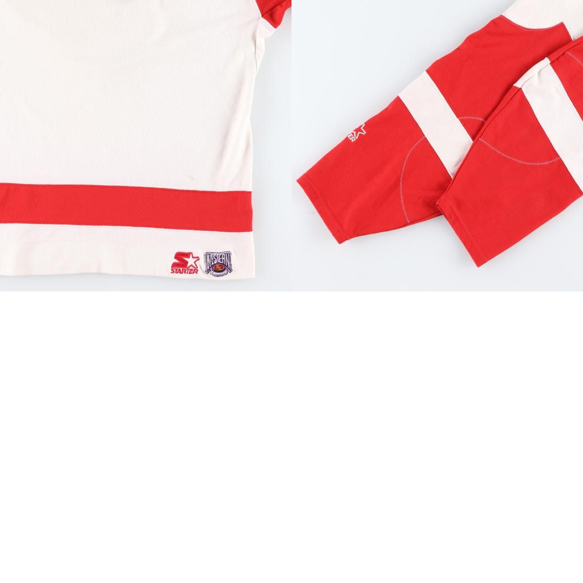 古着 90年代 スターター Starter NHL DETROIT RED WINGS デトロイト 