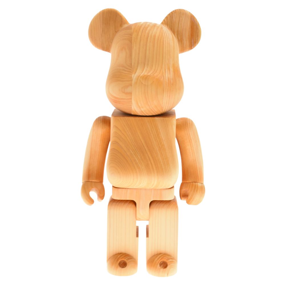 MEDICOM TOY - MEDICOM TOY メディコムトイ BE@RBRICK Karimoku Hinoki Cypress ベアブリック カリモク ヒノキサイプレス 400% フィギュア 人形 ブラウン MEDICOM TOY (メディコムトイ) BE@RBRICK Karimoku Hinoki