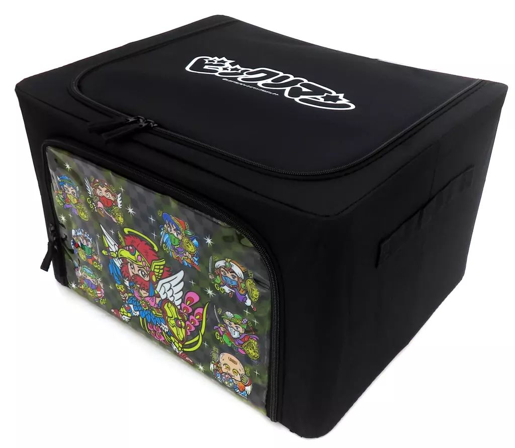 中古】雑貨 集合(ブラック) クリア窓付き収納ボックス