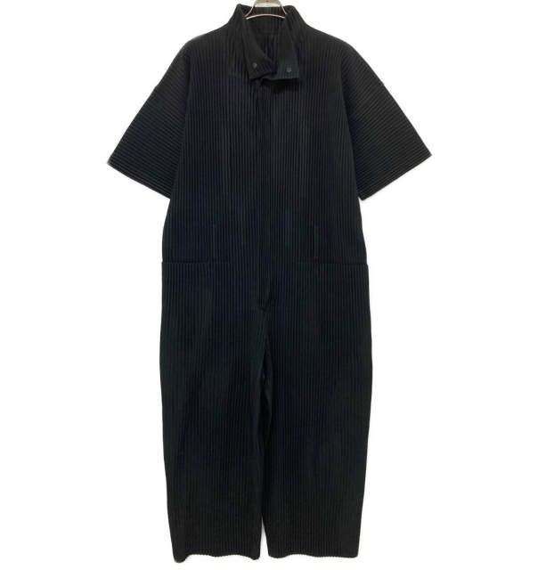 HOMME PLISSE ISSEY MIYAKE オムプリッセ イッセイミヤケ 24SS JUMPSUITS プリーツジャンプスーツ  HP41JI136 3 ブラック オールインワン g19034 - メルカリ