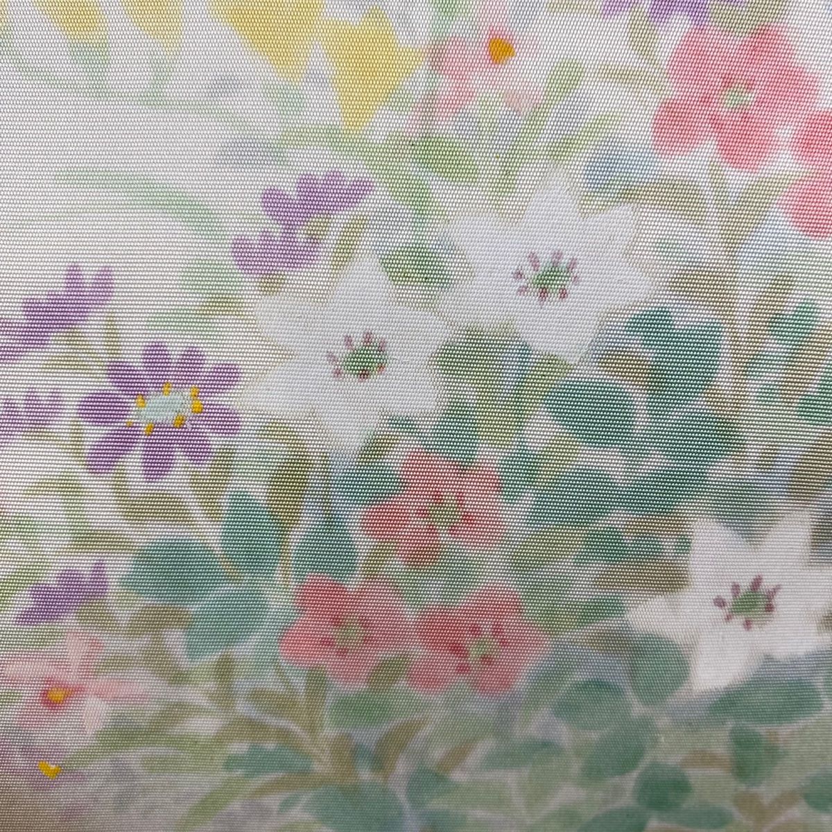 ベージュ 正絹