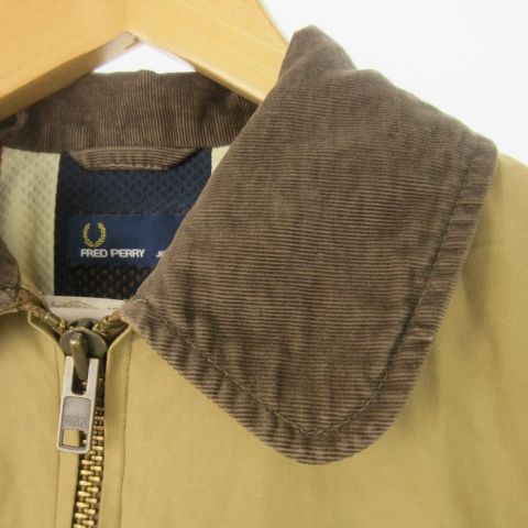 美品　FRED PERRY MILLERAIN オイルドジャケット フェードブラック 短丈オイルドジャケット FREDPERRY millerain