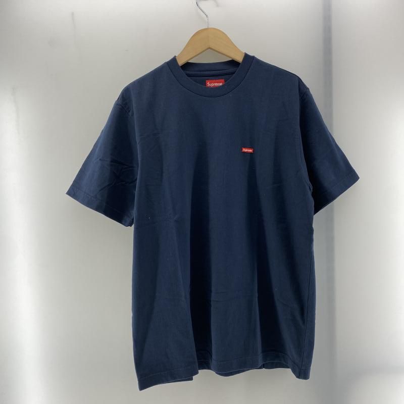 中古】Supreme Small Box Logo Tee ネイビー サイズL シュプリーム[24  