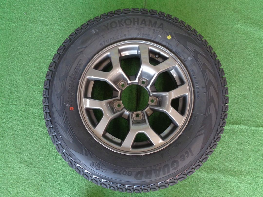 ジムニーシエラ スズキ 純正ホイール スタッドレスセット ヨコハマ アイスガードG075 195 80R15 15インチ 神奈川県