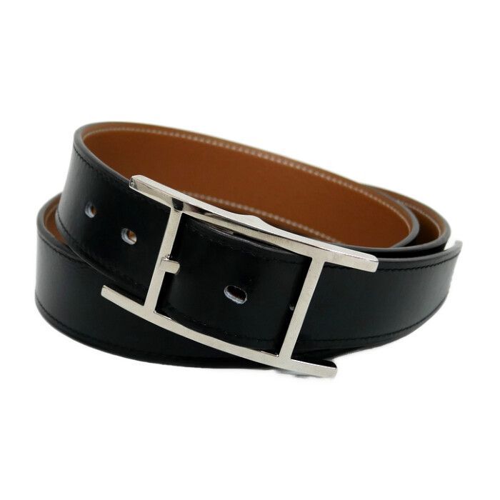 【美品】HERMES エルメス レディース リバーシブル ベルト B刻印 HERMES エルメス 国内正規 B刻印 カンタン リバーシブルベルト