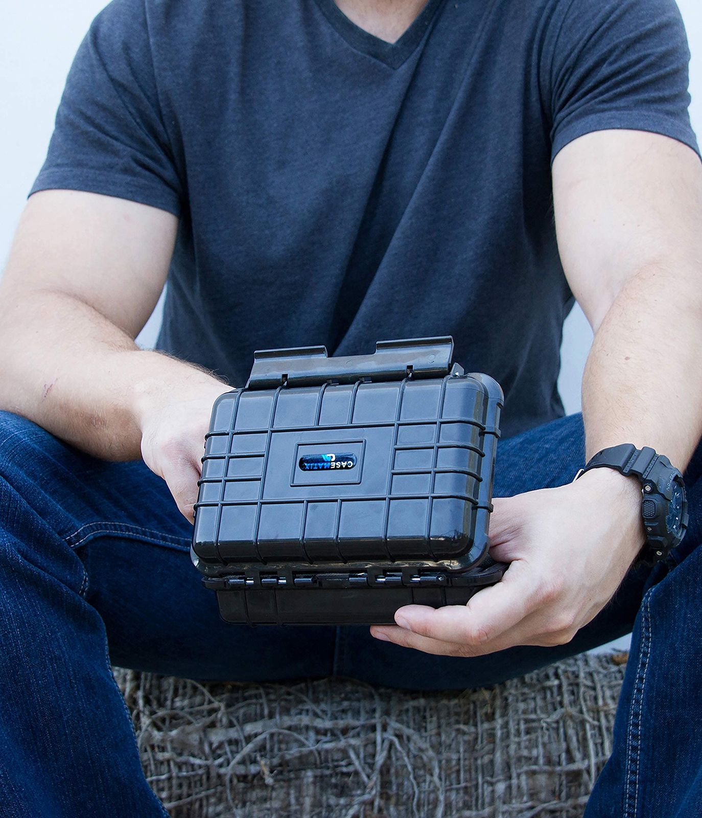 CASEMATIX グレードカード収納ボックス スポーツトレーディングカードケース BGS 5 PSAカードグレードスポーツカードスラブ3枚まで対応 - 気密 防水 湿気と埃からの保護 UP786_INFO