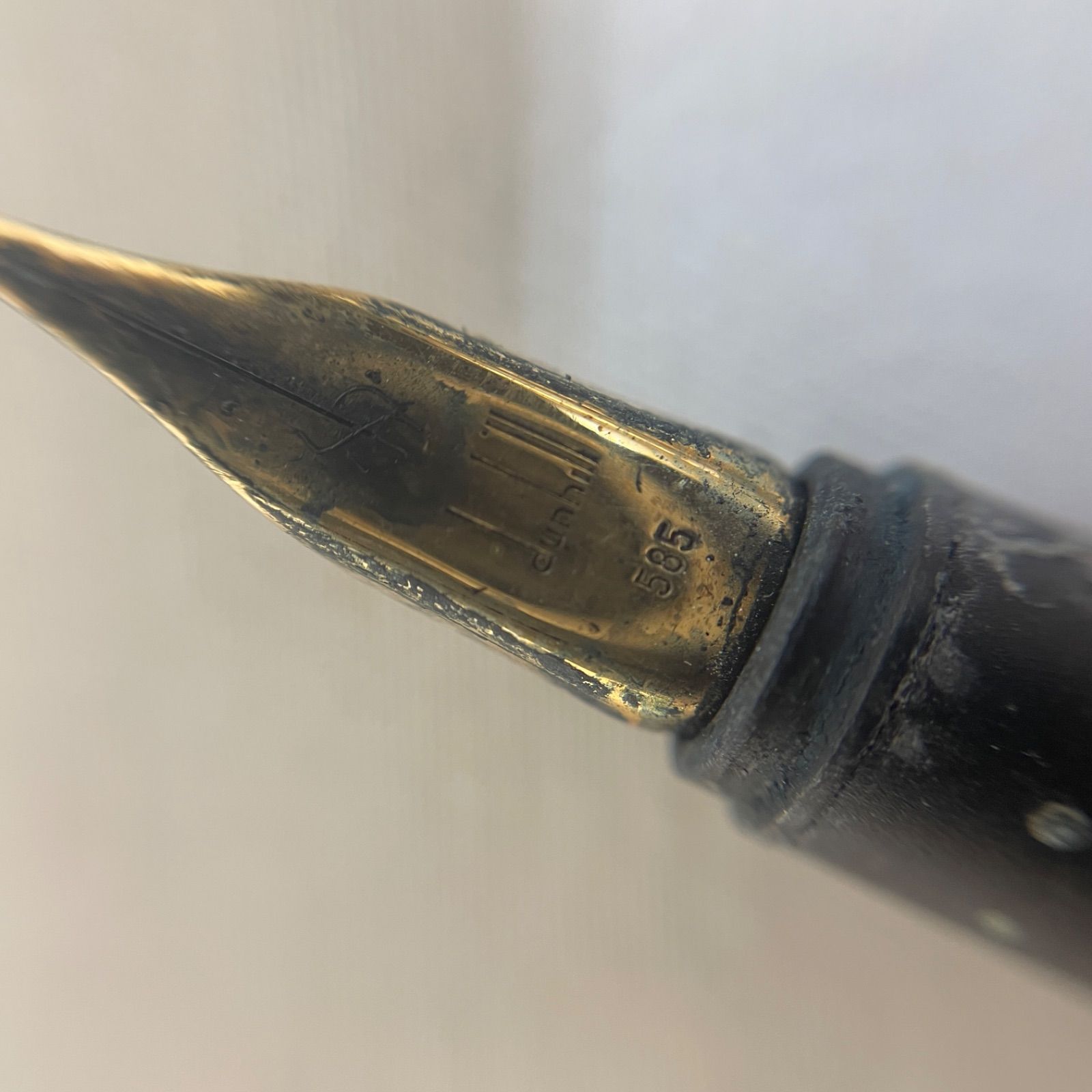 K ヴィンテージ ダンヒル 万年筆 K14 585 dunhill