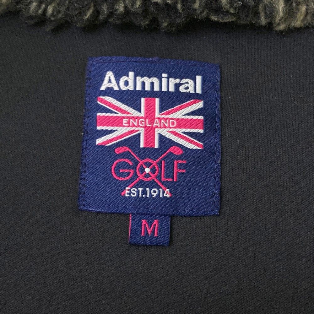サイズ：M ADMIRAL アドミラル ボア ジップジャケット チェック柄