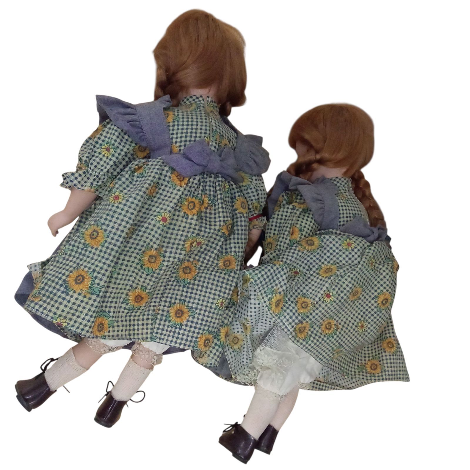 X10311 ビスクドール アンティークドール ペアの人形 陶器の人形 花かご付き NEXPOTALLINN_EU