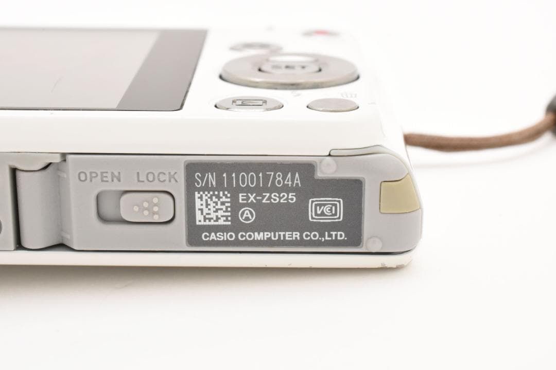 95 人気 CASIO EXILIM EX-ZS25 ホワイト 95 CASIO EXILIM EX-ZS25