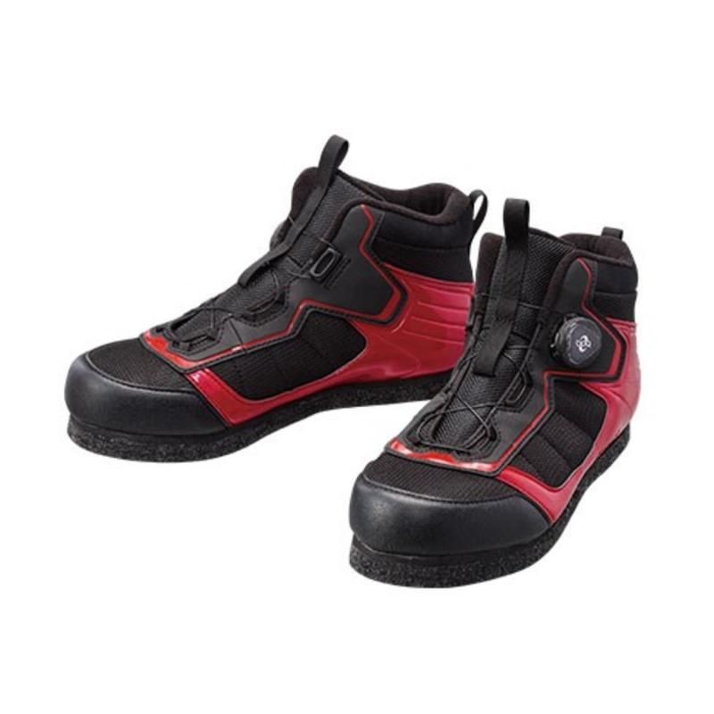 シマノ SHIMANO カットラバーピンフェルトフィットシューズ LT FS-041Q レッド 26.5