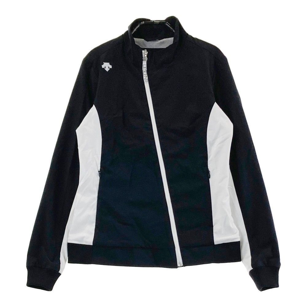 サイズ：M DESCENTE GOLF デサントゴルフ  裏メッシュジップジャケット  ブラック系 [240101423422] ゴルフウェア レディース ストスト サイズ：M DESCENTE GOLF デサントゴルフ 裏メッシュジップ