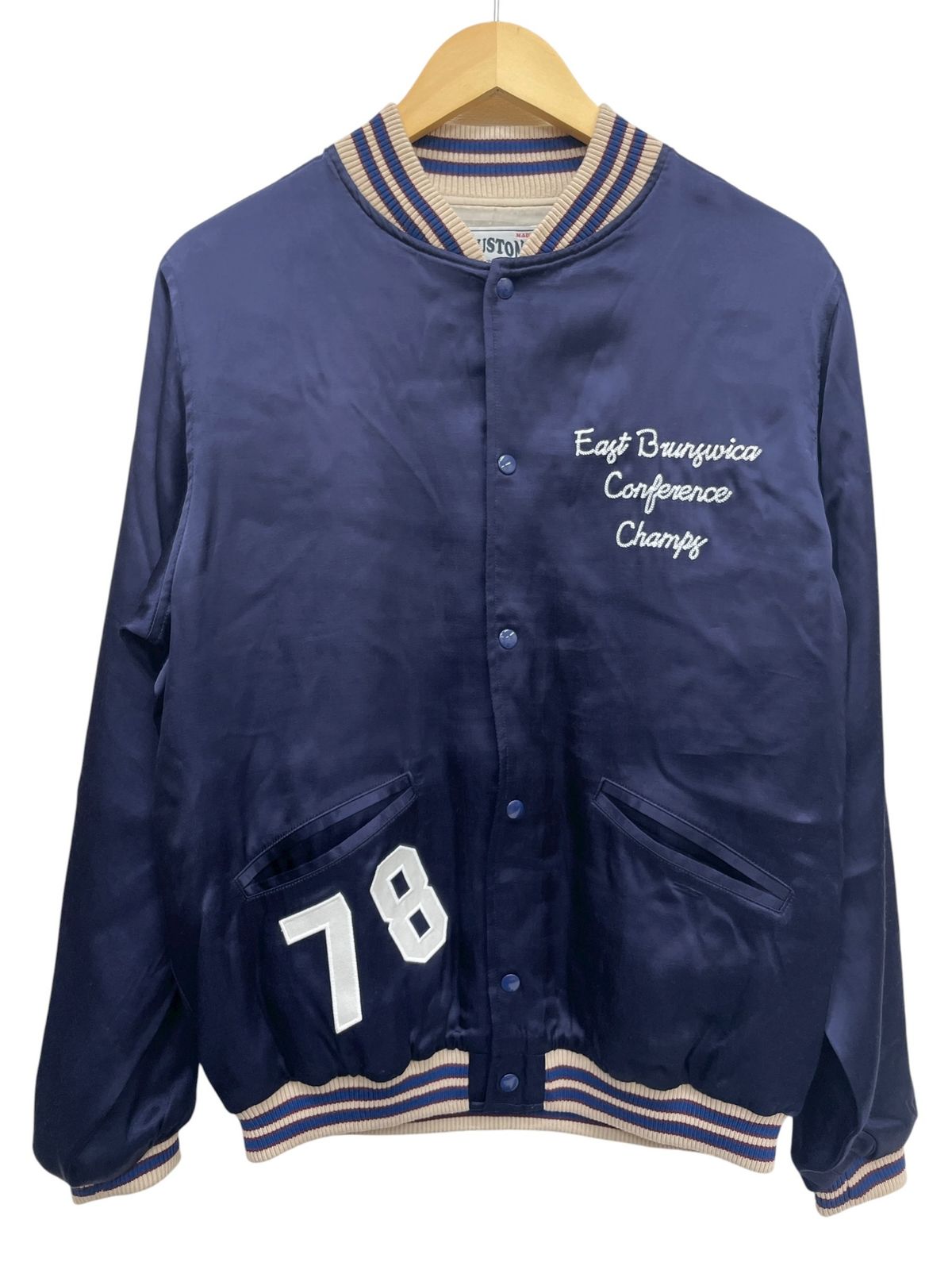 HOUSTON (ヒューストン) RAYON AWARD JACKET（BLACK PANTHER）レーヨン