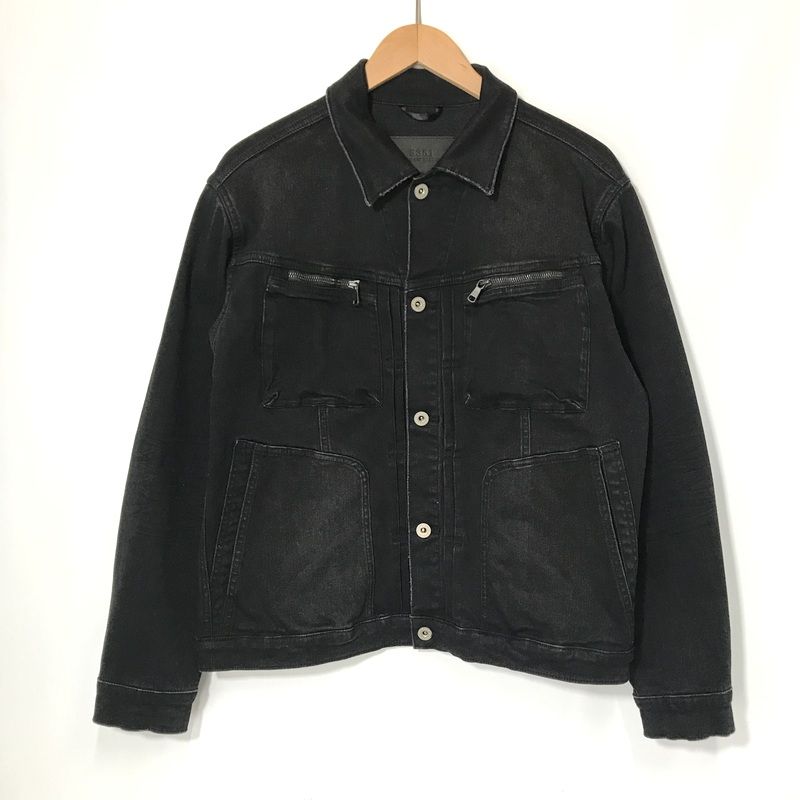 5351 pour les hommes ブラックデニムジャケット 5351 pour les