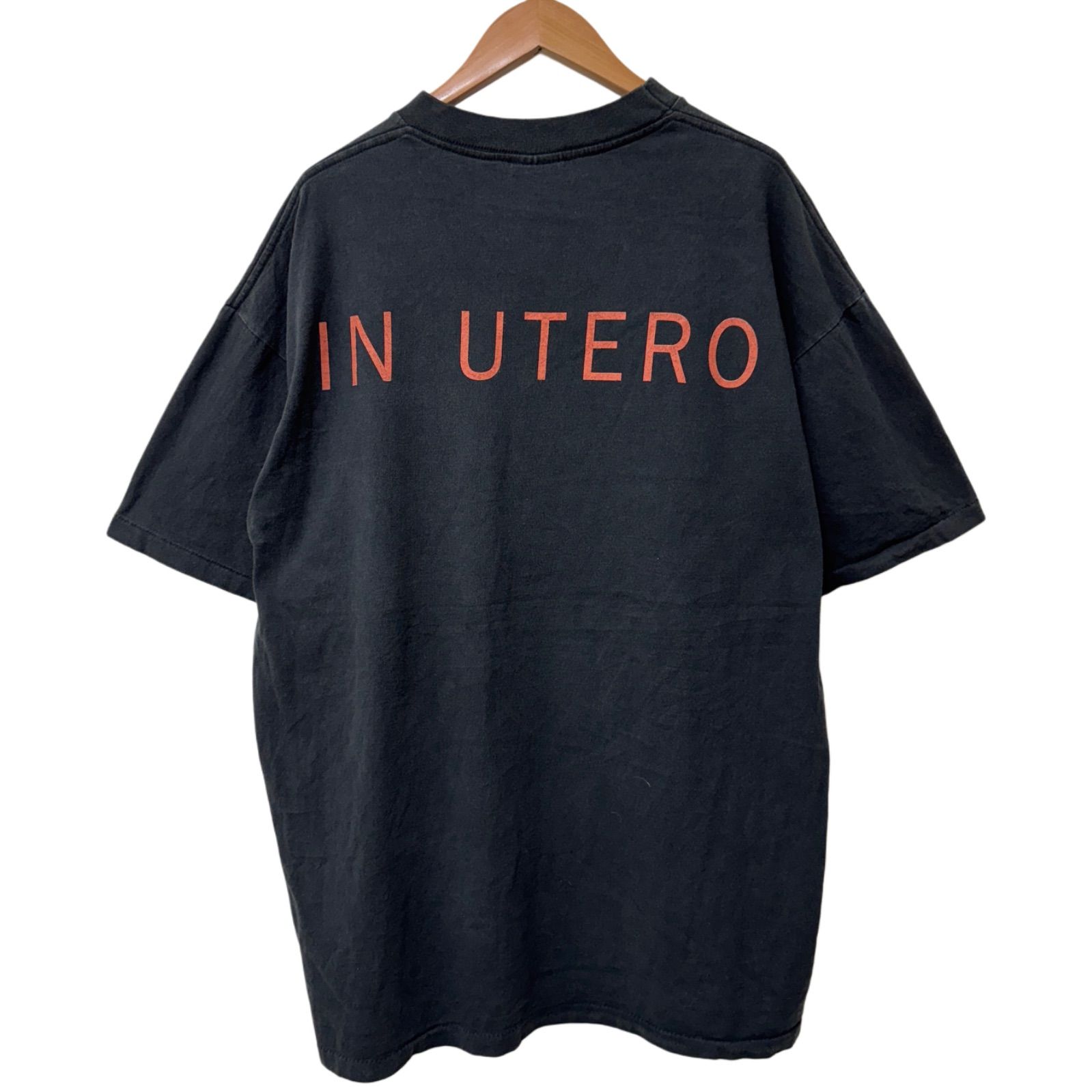 NIRVANA Tシャツ Mサイズ ブラック ニルヴァーナ Tシャツ XLサイズ ブラック 90s USA製 ブロッカム