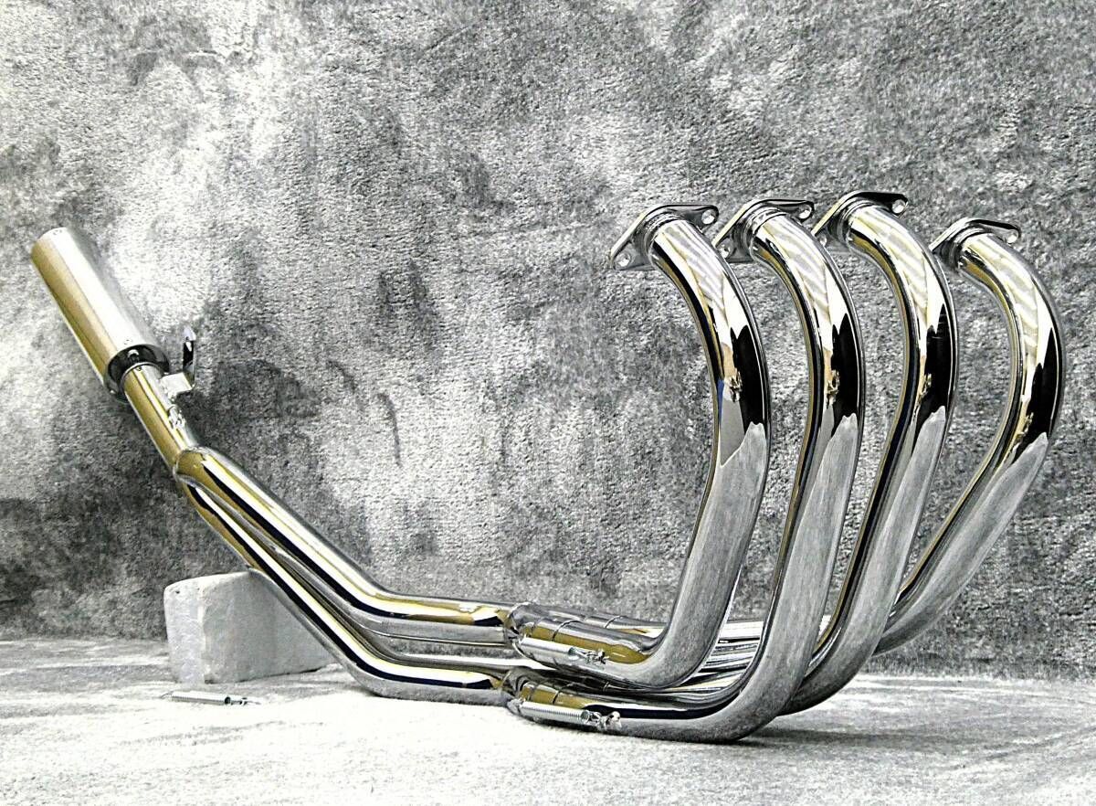 バリオス2 豪 42.7πマフラー メッキ アウター/後期ZR250B関西低