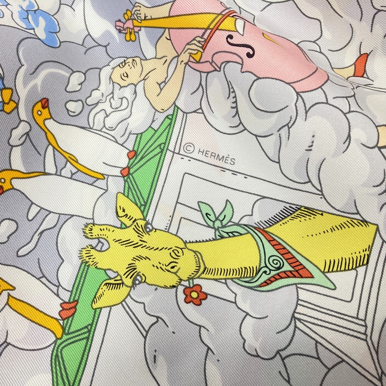 エルメス カレ90 私の雲 Sur Mon Nuage スカーフ - メルカリ