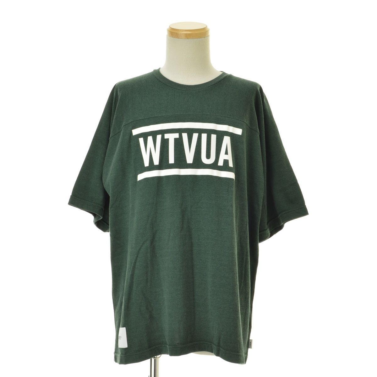 WTAPS】23AW 232ATDT-CSM09 QB / SS / RACO. BRACKETS GREEN半袖T 