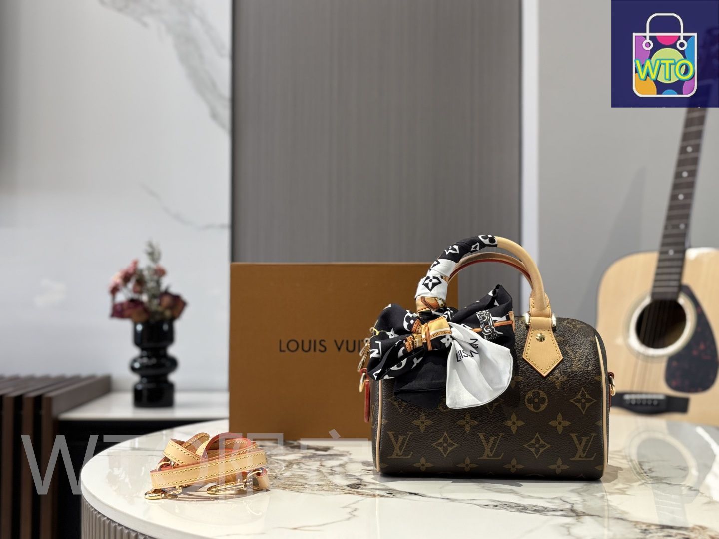 今日特価】LV ルイヴィトン スピーディ20 ピローバッグ 皮肩帯