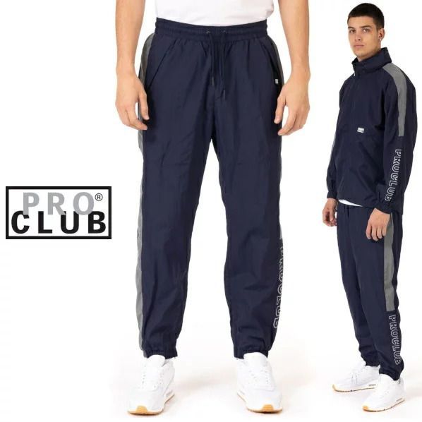 PRO CLUB ナイロン FULL COURT ウインドブレーカー PANTS - HI-SIDE