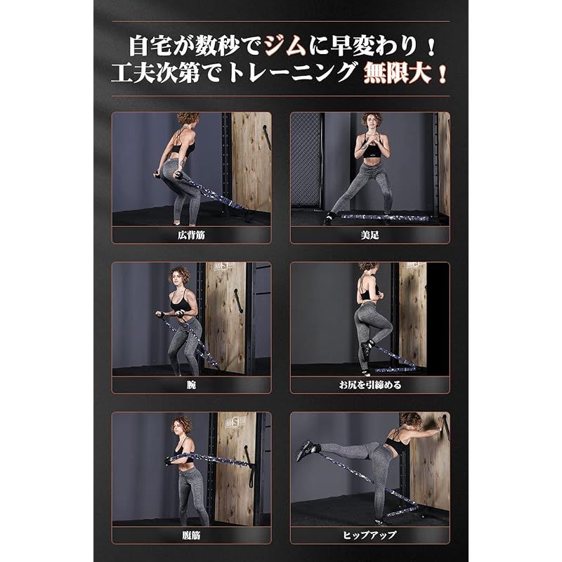 INNSTARトレーニングチューブ レジスタンスバンド 70LB