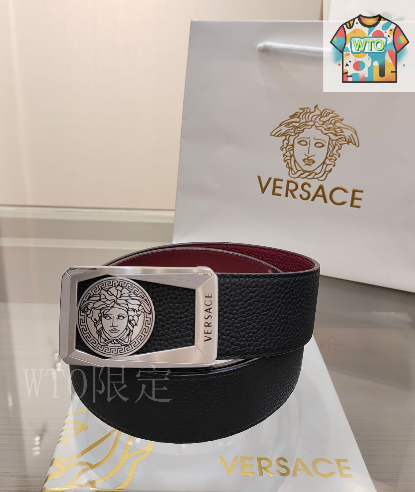 今日特価】VERSACE ヴェルサーチ ベルト - メルカリ