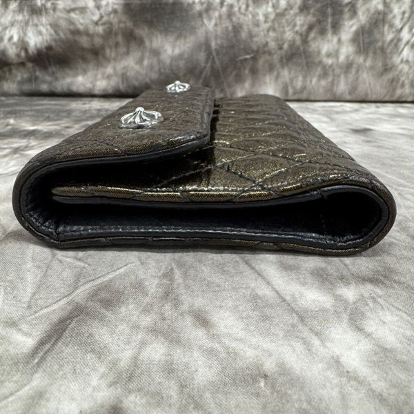 クロムハーツ WAVE4 QLT 3SNP ＃4ウェーブキルティングレザー  