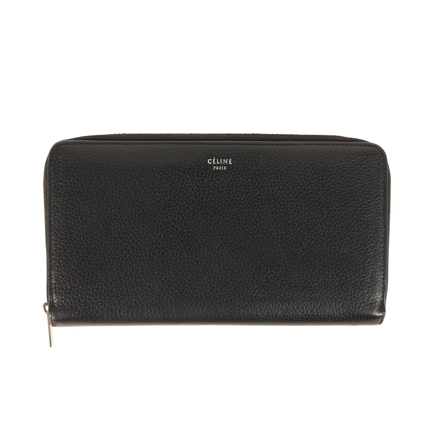 CELINE セリーヌ 財布 ブラック 黒 | ラージジップ マルチ
