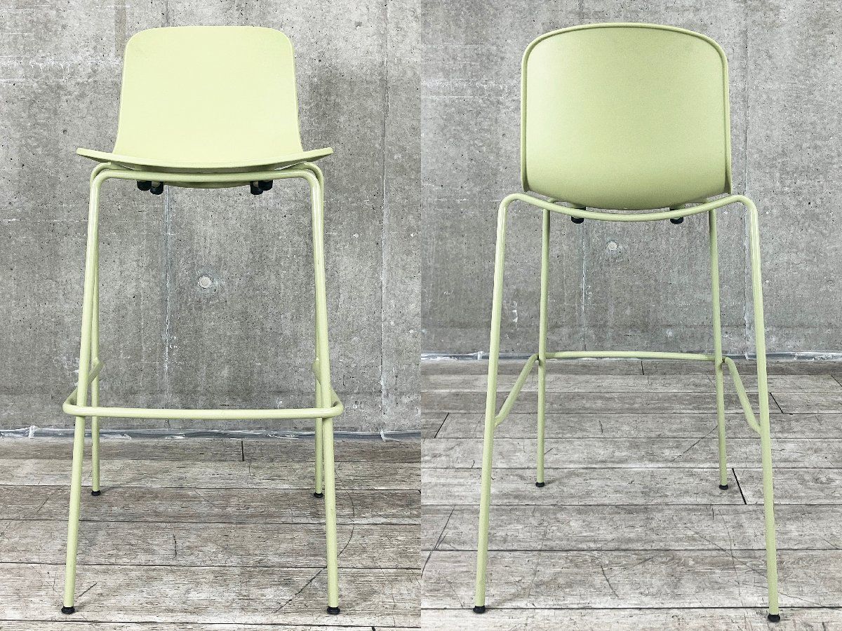 TOOU トゥー HOLI COUNTER CHAIR HIGH ホリ カウンターチェア ハイ オリーブグレー