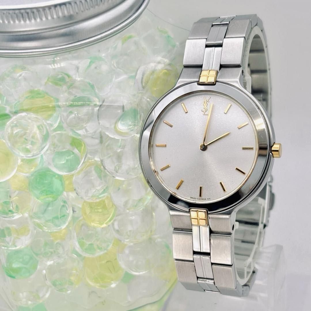 電池 Yves Saint Laurent イヴサンローラン YSL メンズ 純正ベルト